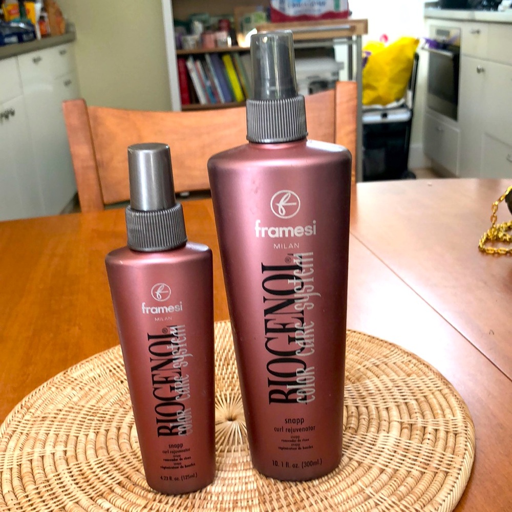 RARE DISCONTINUED FRAMESI BIOGENOL SNAPP 4oz travel & 10 oz. PRICED TO SELL